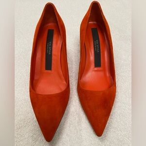 Via Spiga Orange Heels